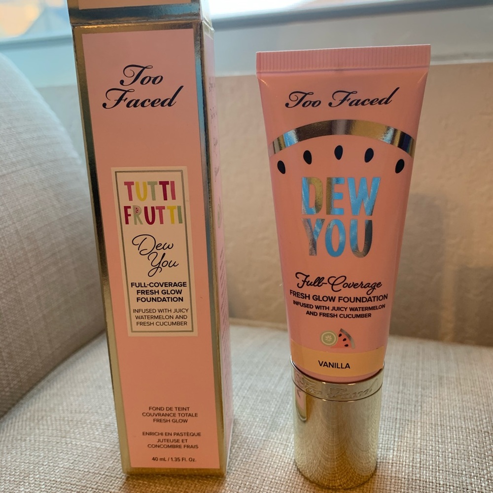 Too Faces Tutti Frutti Foundation shade “Vanilla”